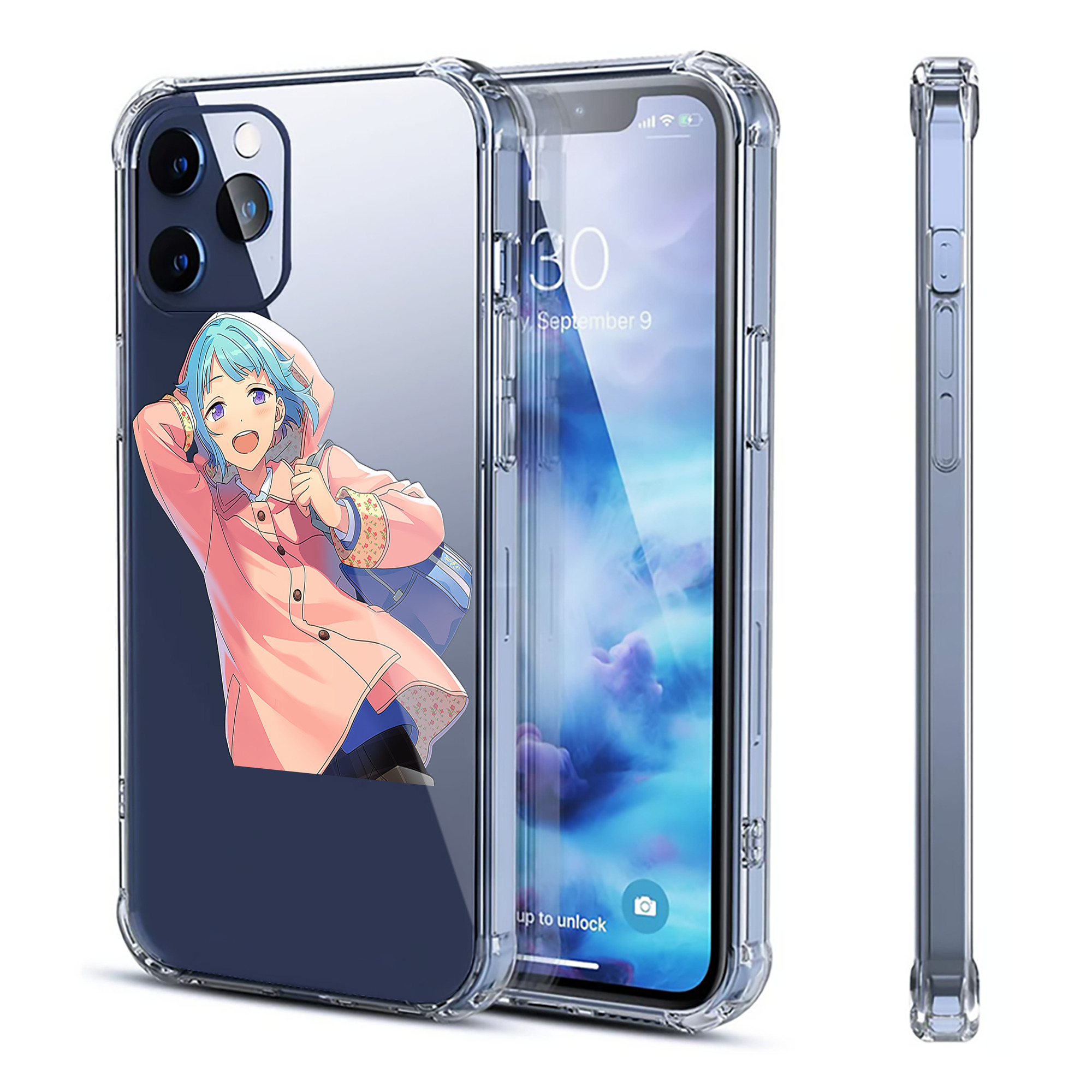 （画像用） あんさんぶるスターズ! Ensemble Stars 【iPhone 12シリーズ対応】透明スマホケース（クリアソフトケース）